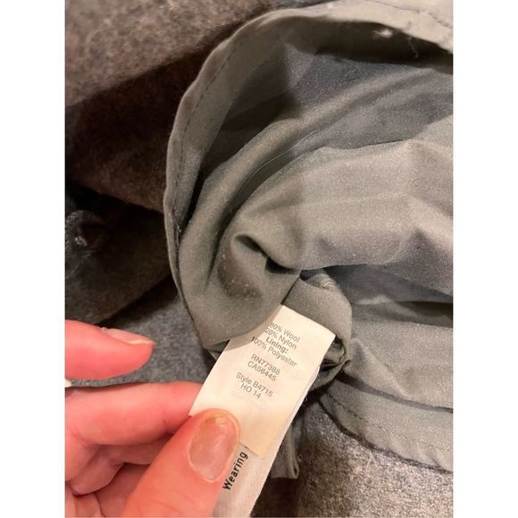 Madewell Wool Asymmetrical Structured Skirt - Picture 5 of 5